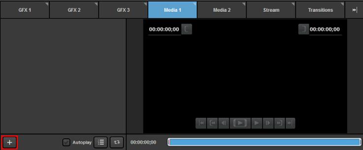 Importing Videos into the Media Playback Module Livestream Studio has a video transcoder built