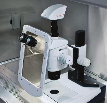 An accessory Pure-Vu XL Seal is available to accommodate forward-mounted microscopes. The Stand-Still Isolation Platform completes the Scope-Ready package and is sold separately.