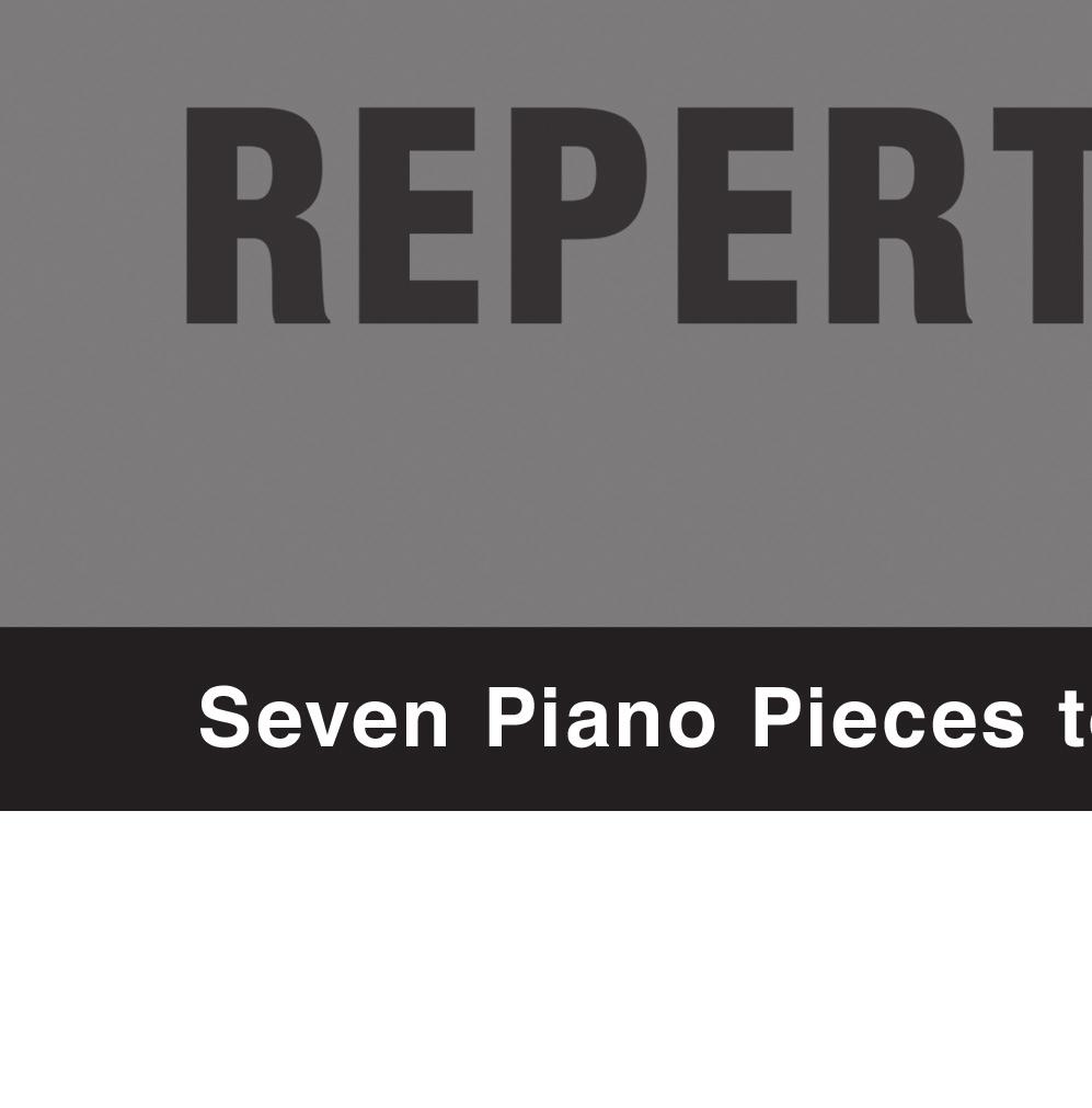 1 Foreword Repertoire by Rote contains seven pieces to be taught without the aid of traditional notation Each piece is accompanied by a set of step-by-step instructions for teachers and a