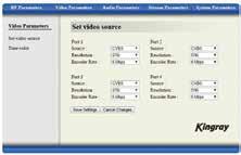 Advanced RF setting Using the interface below set the advanced RF settings if required, click Save  Video