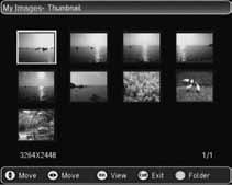 7.1 My Images My Images can play most JPG/BMP/GIF photos and operate it, if there are photos in