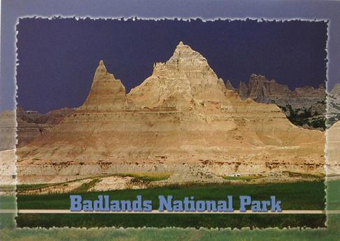 Postcard Badlands
