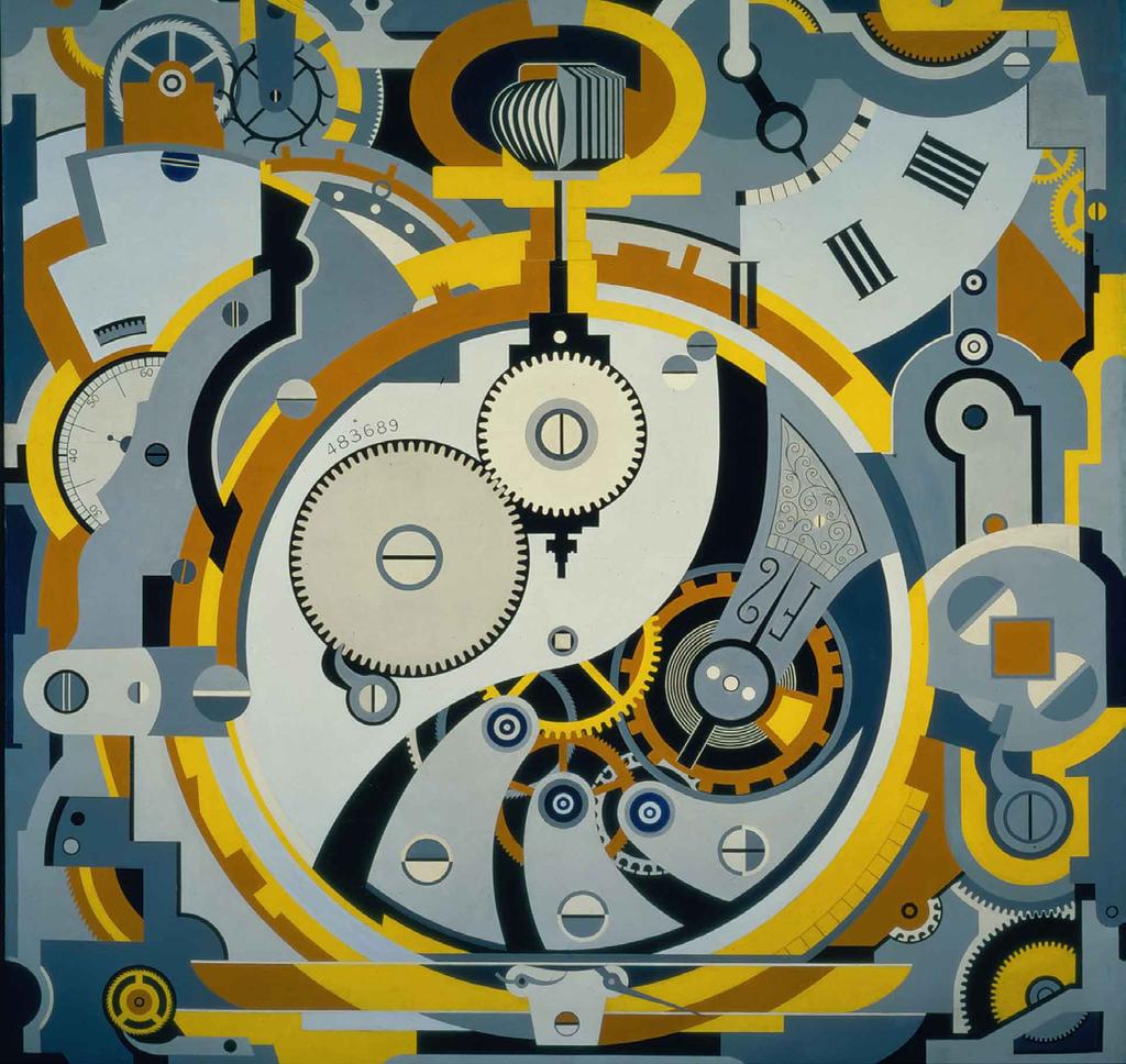 Assembling Art: The Machine and the American Avant-Garde by Barbara Beth Zabel Watch by Gerald Murphy, 1925, oil on canvas, Dallas Museum of Art // Cover image of the presented book Gerald Murphy