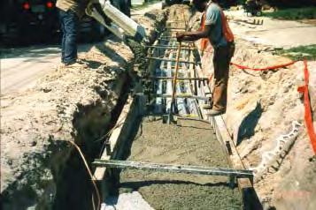 Examples of cable installation
