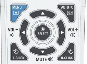 Basic Operation Sound Adjustment Direct Operation Side Control Volume Press the VOLUME+/ buttons on the side control or on the remote control to adjust the volume.