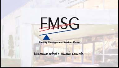 Facility Management Services Group Facility Management Services Groups visual identity consists of the FMSG acronym, logo and name text.