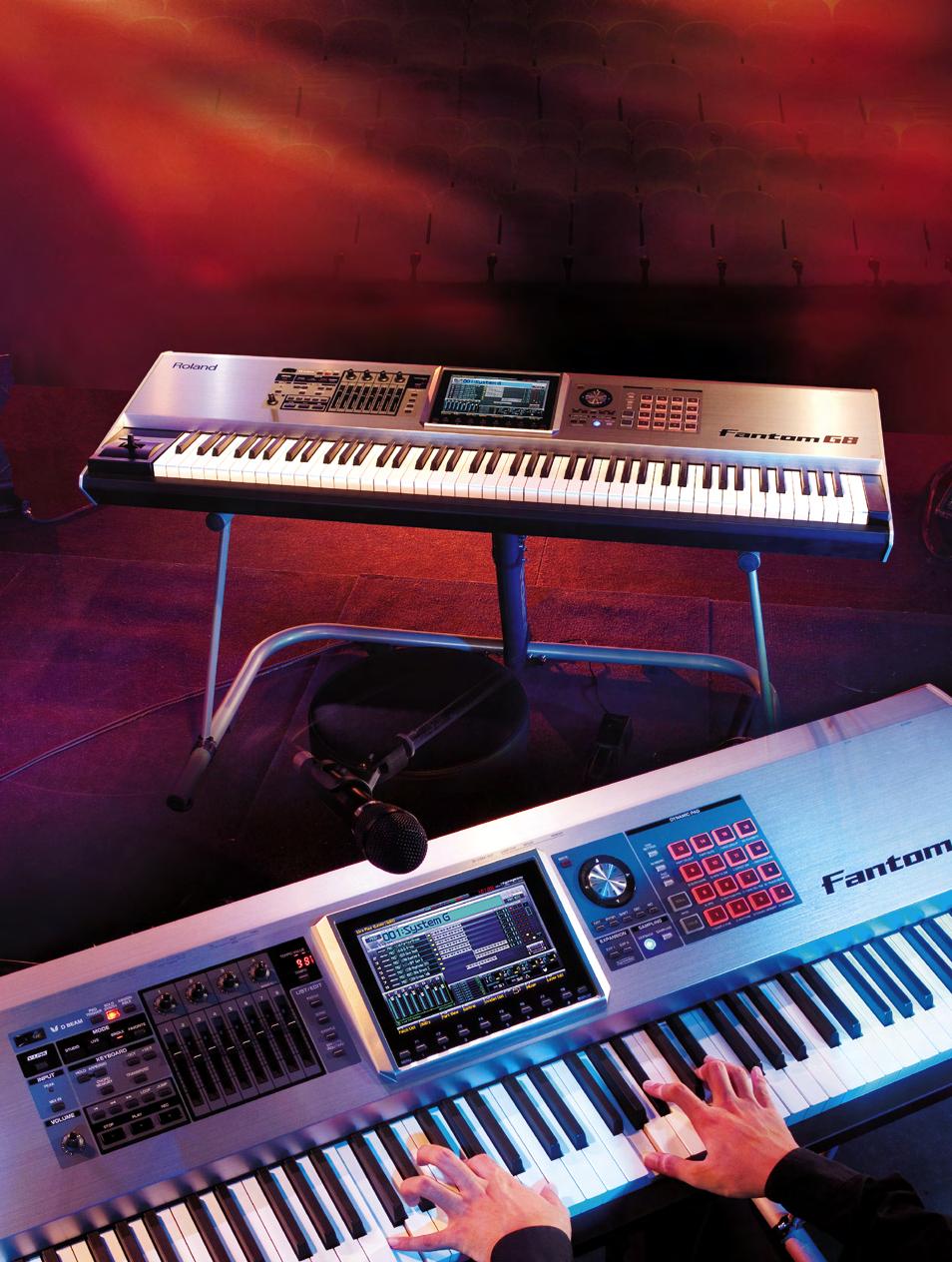 The high quality of the sound sets give you a radically refreshed stage sound, while the new-generation keyboard action and SuperNATURAL expansion sets gives you the musical palette for newfound