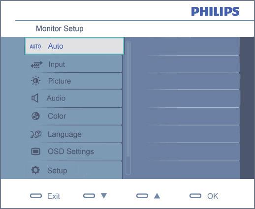 Description of the On Screen Display What is On-Screen Display (OSD)? On-Screen Display (OSD) is a feature in all Philips LCD monitors.