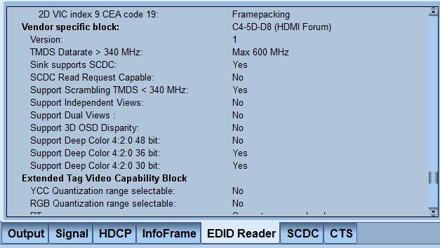Status Control and Data Channel (SCDC) ı Register in HDMI sink device ı Allows the exchange of data between HDMI source and HDMI sink devices ı