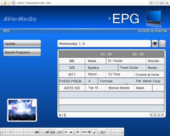 Viewing EPG Information (Only Available for Digital TV) Electronic Program Guide (EPG) is a service that allows you to check the next succeeding program schedule and even the program schedules for