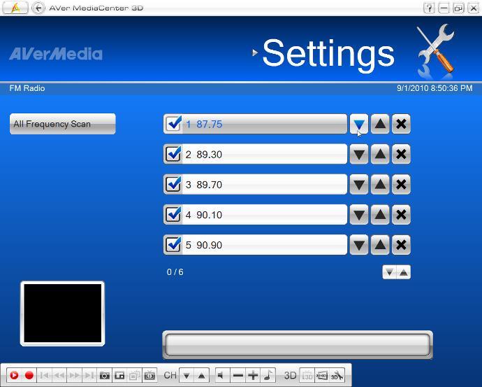 4.3 Radio Settings This section gives you more setting properties when you listening to the radio. Manage FM Radio Programs / Manage Digital Radio Programs 1.