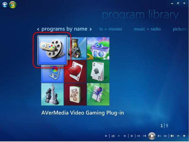 Video Gaming Plug-in (for Windows 7 Media Center only) Video Gaming Plug-in support is for Windows 7 Media Center only.