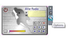 Note: When switching to the Power on mode, AVerRadio Gadget Conflict Notice may appear notifying users the tuner is currently in use by AVerRadio, so Windows Media Center