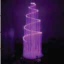Fibre optic chandeliers can be used in both residential and