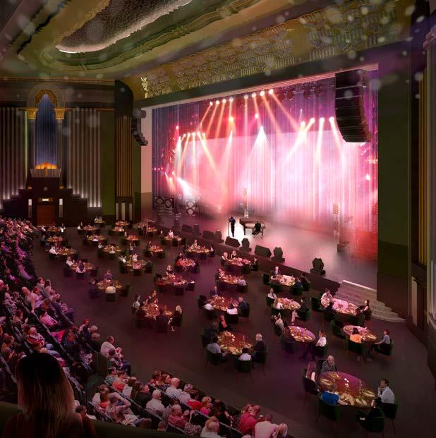 12 Eventim Apollo Hammersmith 13 Auditorium Front Cabaret Foyer and Circle Bars We can remove seats at the front of the auditorium to