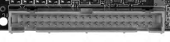 48 Appendix B: Technical information Internal expanded video input connector The internal expanded video input connector is a standard, 0.