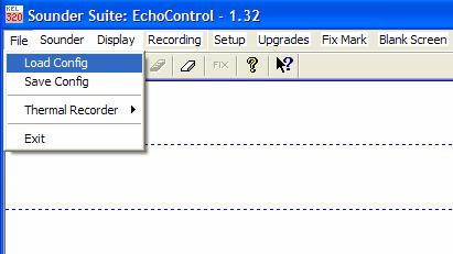 Echosounder Setup Use the following sections to set up the sounder for use: 1. Working Units 2. Sync Mode 3. Primary Channel 4. Controls Settings 5. TVG Settings 6.