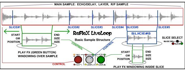 B. Reflex In A Nutshell At first the Reflex can seen a daunting beast, but is actually very simple once you break away from the convention of Red button=record ONLY, Green button=play ONLY.