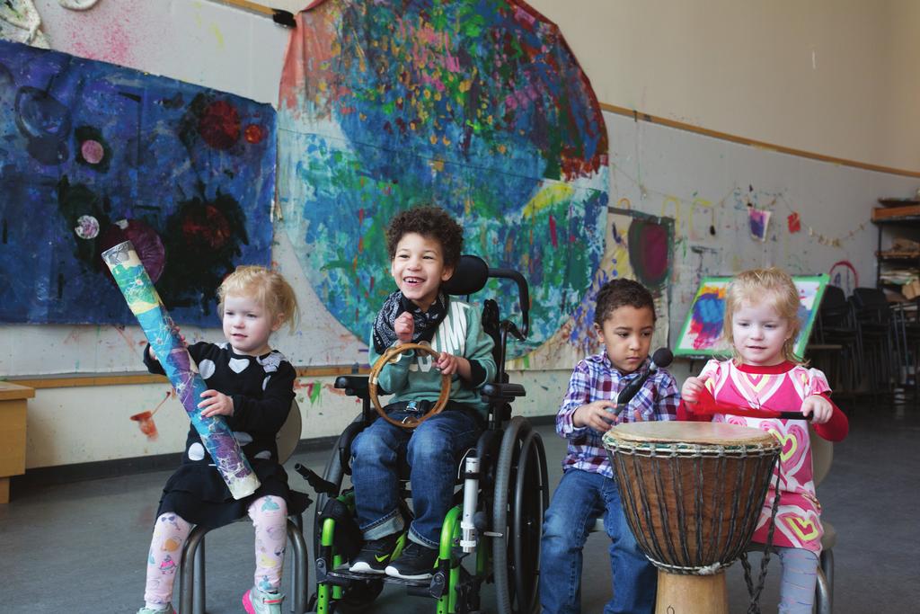 Music Together within therapy group* For young children, siblings and their parents, this group program helps children with special needs communicate, improve focus and self-control and interact with