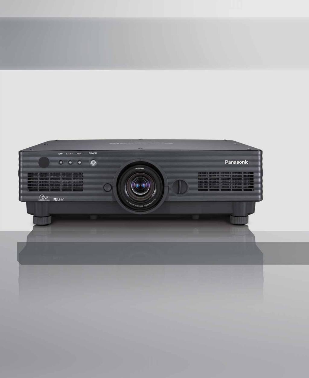 Further expanding reliability and picture quality Panasonic's DLP system projectors have taken another step