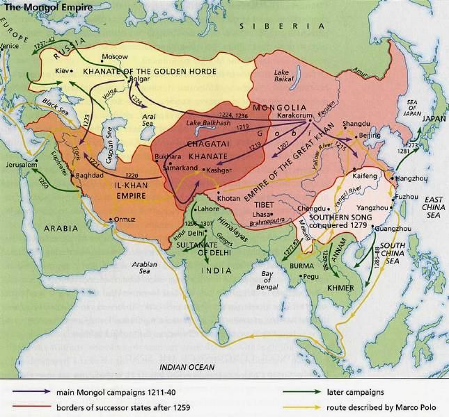 Mongol Invasions The MONGOLS [ Golden Horde ] Genghis Khan s Tax Laws: If you do not pay