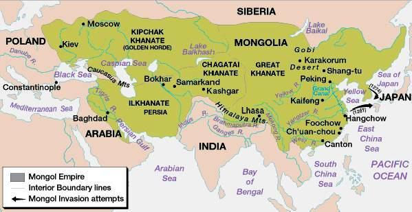 The Extent of the Mongol Empire Video: