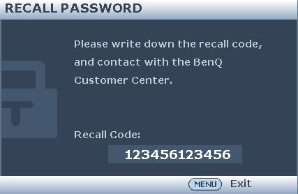 password in this manual, and you absolutely do not remember it, you can use the password recall procedure. See "Entering the password recall procedure" on page 29 for details.