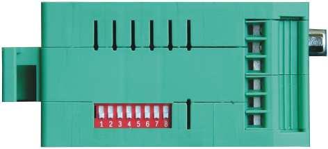 5. DIL Switch Settings There is one 8-position switch located on the top side (DIL1), and another 8-position switch is located on the bottom side of the unit (DIL2).