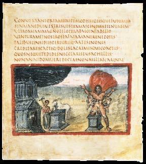 The Vatican Manuscript of Vigil s Aeneid, 5 th c Illustrated manuscript written in Roman. One of the oldest surviving illustrated codices.