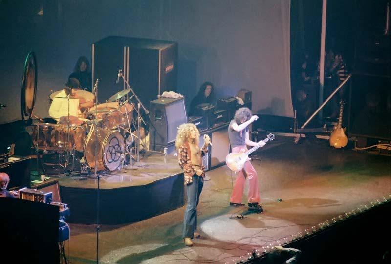 Expansion (1970s) Led Zeppelin live at Chicago Stadium, January 1975 In the early 1970s the Rolling Stones developed their hard rock sound with Exile on Main St. (1972).