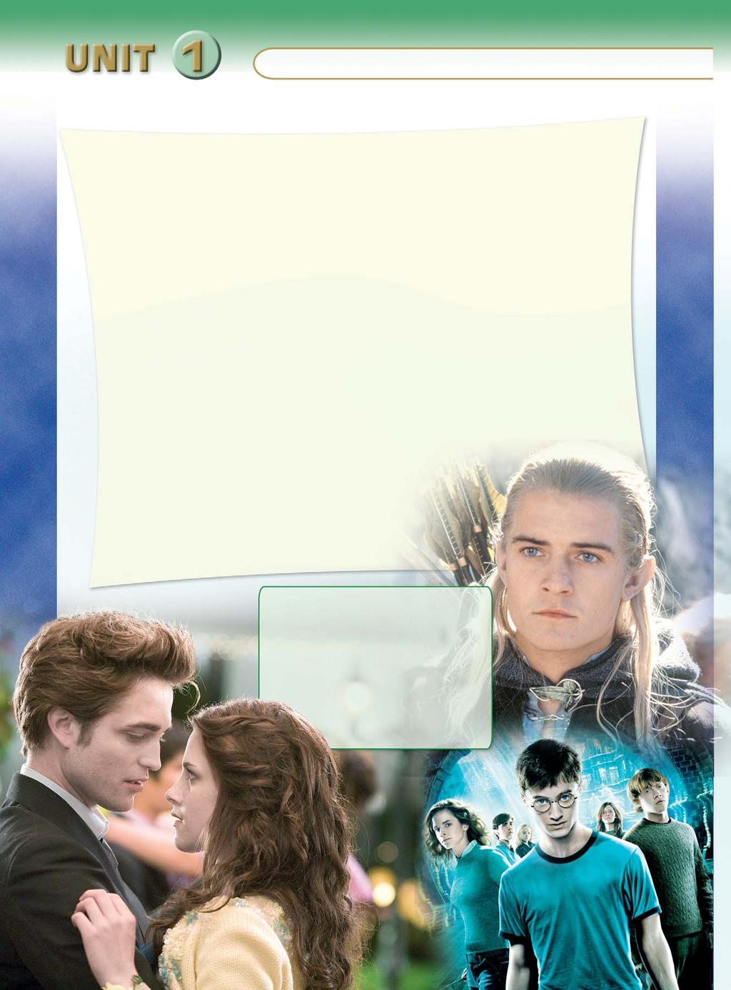 LESSON MODERN MOVIES REDING The Twilight movies hve been huge success in movie theters worldwide. They center on love story between humn, Bell Swn, nd vmpire, Edwrd Cullen.