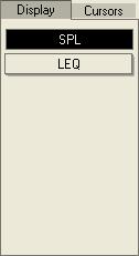 Program Tutorial - 5. Further Measurements The graph will switch to LEQ HISTORY when you activate the LEQ button.