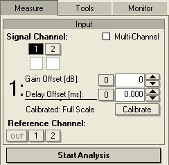 Program Tutorial - 2. Measurements with a Single Input Channel Back to the TIME SIGNAL graph.