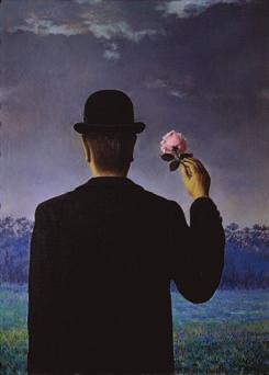Incident in a Rose Garden donald justice The Back of a Man with a Rose, René Magritte. Private Collection Bloch, Santa Monica, CA. 2007 C. Herscovici, Brussels /Artists Rights Society (ARS), New York.