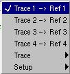 Oscilloscope Mode - The "Memory" Menu Oscilloscope Mode (cont'd) The "Memory" Menu Trace 1 Ref. 1 Trace 2 Ref. 2 Trace 3 Ref. 3 Trace 4 Ref.