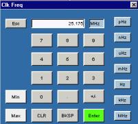 Calculator Keypad You can display the Calculator Keypad in the following ways: File> Preferences> Value Measurements> Select> Define Tbit> User>Value Measurements> Select> Transmitter-Eye Diagram>