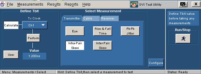 Select the Transmitter tab and click the Intra-Pair Skew measurement to display the following screen: Figure 50: Intra-Pair Skew pane Select the Intra-Pair Skew measurement and