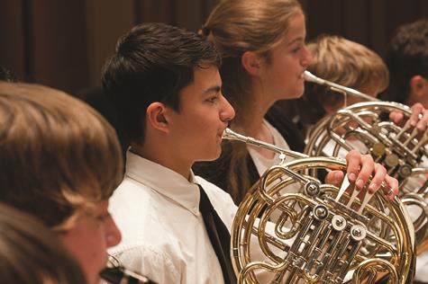 Large Ensembles/Orchestras Year-long Commitment The following large ensembles and orchestras are by audition only and require a year-long commitment in the fall and spring semesters.