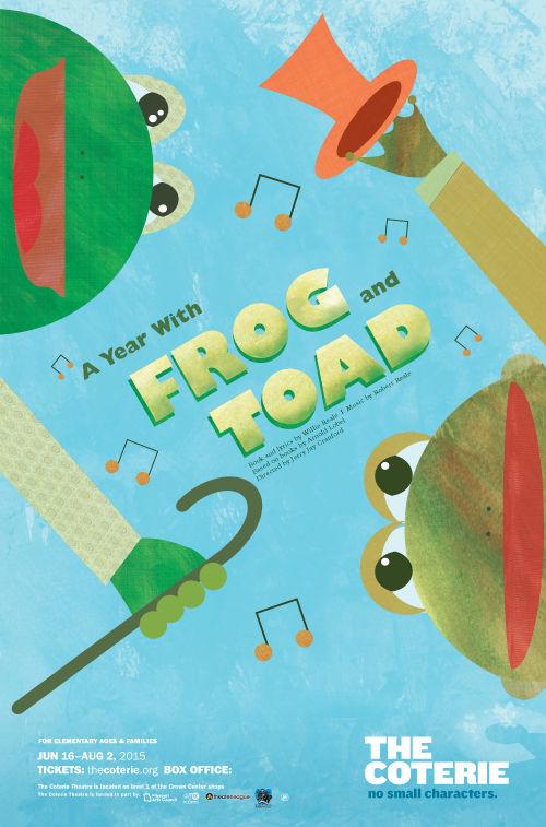 .. OVERVIEW: WHAT: A Year With Frog and Toad Book & lyrics by Willie Reale Music by Robert Reale Based on the books by Arnold Lobel Directed & Choreographed by Jerry Jay Cranford WHEN: June 16 August