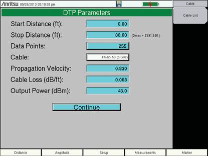 5-19 Resolution Menu Chapter 5 Distance-to-PIM (DTP) 5-19 Resolution Menu This menu is displayed when the Data Points button is highlighted in the DTP Parameters window (Figure 5-2 on page 5-4).