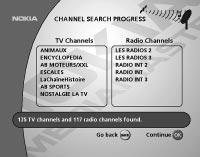 FIRST TIME INSTALLATION Channel Search Progress In the Channel Search Progress Menu, you can start searching for digital channels offered by the satellite for which your antenna has been configured.