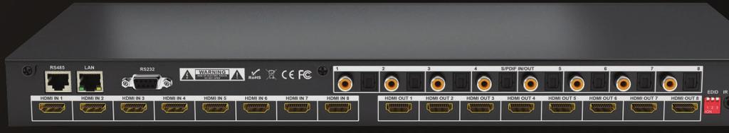 S/PDIF ARC support from HDMI outputs to digital audio outs Digital audio outs