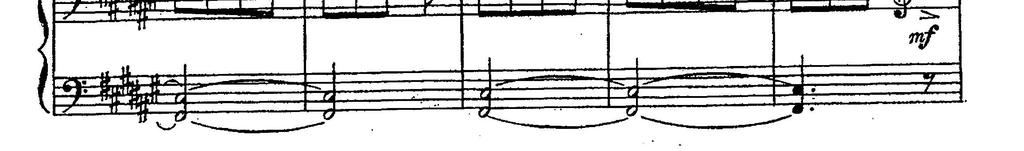 The texture is fairly thin with two voices throughout, melody and accompaniment (Example 2.17). Example 2.17. Sonata No.