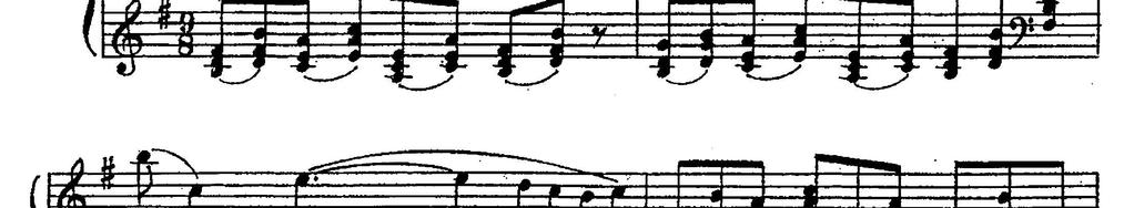 The second movement, Intermezzo, is in the key of b minor. The form is a standard ABA.