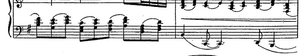 1-4 The accompaniment pattern that starts in the left hand alternates between hands throughout the movement.
