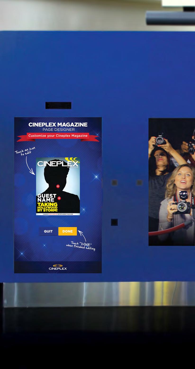 Consumer Engagement Like No Other ocated in high-traffic locations within cinema lobbies, this Can t Miss experiential zone provides clients with the latest interactive technology to engage and