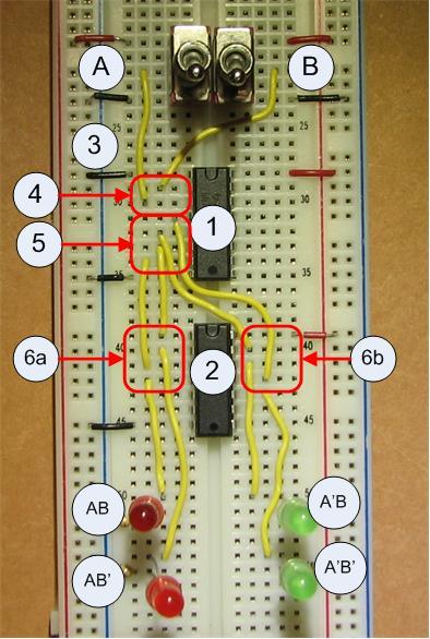 76 DIGITAL CIRCUIT PROJECTS 7.4.2 Implementing one 2-to-4 decoder using the 74139 chip This section will outline how to implement a 2-to-4 decoder using the 74139 decoder chip.