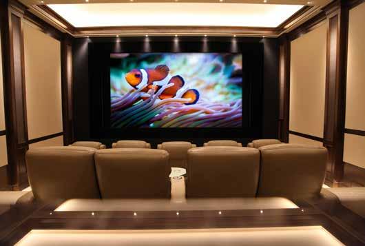 No Holds Barred Home Theater The room s crowning jewel is definitely Digital Projection s Insight 4K Dual-LED, a 3-chip DLP projector that can deliver a crystal-clear 4096 x 2160 resolution