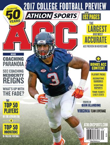 2017 ATHLON SPORTS REGIONAL COLLEGE FOOTBALL Dive in to college football with indepth team-by-team