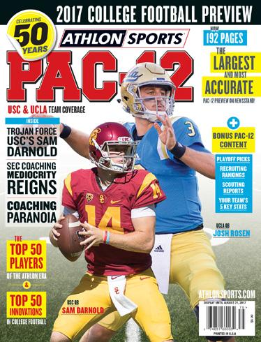 $35,500 1/2 $19,525 1/3 $12,866 ATHLON SPORTS NATIONAL COLLEGE FOOTBALL Get team previews for all 130 FBS